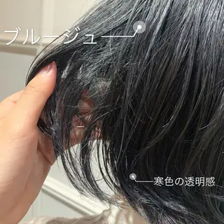ショート カラー 髪質改善カラー&TR 縮毛矯正/弱酸性矯正のヘアスタイル