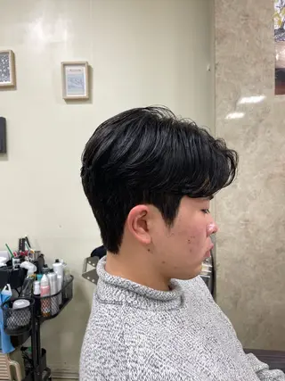 パーマ メンズ 縮毛・酸性ストレート 特化のヘアスタイル