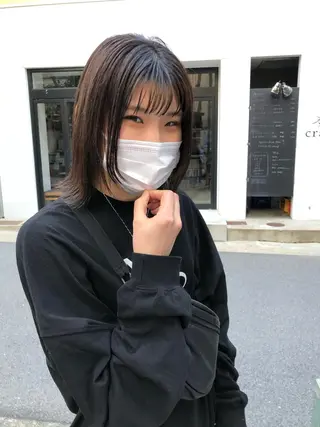 ミディアム 山口 朔弥のヘアスタイル