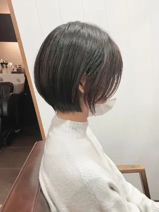 ショート カラー ショート/ボブ/ メンズ/縮毛矯正のヘアスタイル