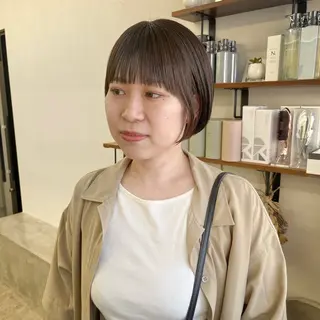 ショート カラー 初めてのショート お任せください✂️のヘアスタイル