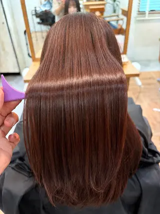 ロング 松下 倫子のヘアスタイル