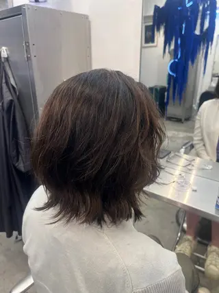 ミディアム カラー Nakano Hajimeのヘアスタイル