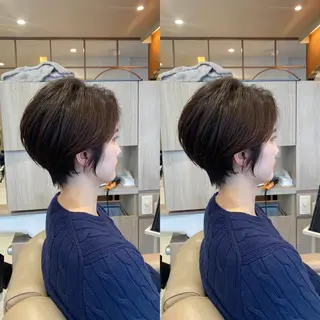 ショート ショート/くびれボブ /MAHIROのヘアスタイル