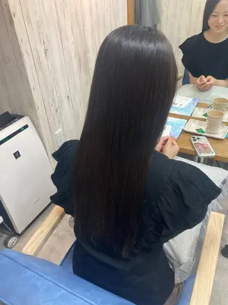 ロング 暖色カラー💞 菊地しおんのヘアスタイル