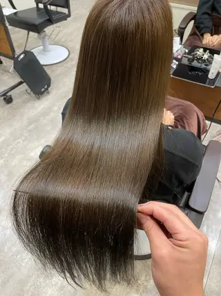 ロング カラー RIKU 髪質改善/縮毛矯正のヘアスタイル