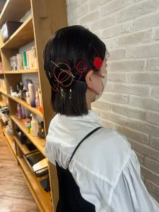 ショート ヘアアレンジ Topstylist YUKIのヘアスタイル