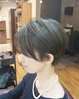 ショート カラー パーマ ヘアアレンジ 6月オープン♪豊見城 Lodattu✁清水のヘアスタイル