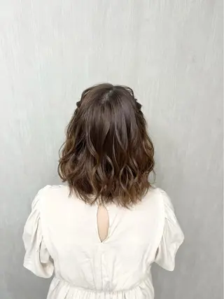 ショート ヘアアレンジ ヘアセット専門店 Rのヘアスタイル