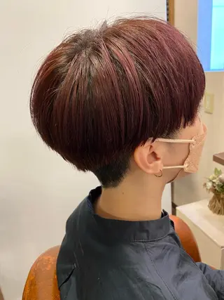 ショート カラー liL  hair サトウリョウタのヘアスタイル