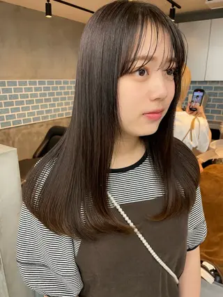 セミロング 🫧ほのか /透明感カラー🫧のヘアスタイル