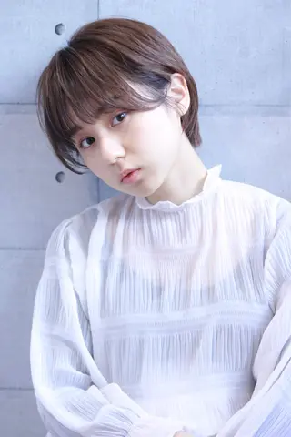 ショート ぱつっとボブ/ 小野あかねのヘアスタイル