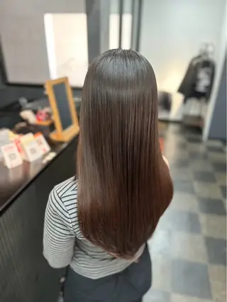 ロング 北村 理奈のヘアスタイル