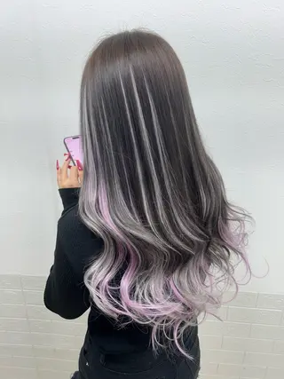 ダブルスキルエクステ /羽エクステ白石宇由のヘアスタイル