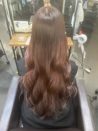 ロング カラー ヘアアレンジ 🍒ᩚ名駅/艶髪 縮毛矯正/あゆ🍒ᩚのヘアスタイル