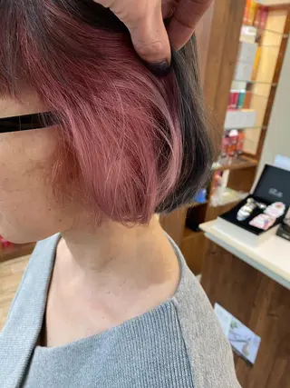 カラー SALOWIN栄 高須大貴のヘアスタイル
