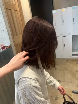 ミディアム honen RUKAのヘアスタイル