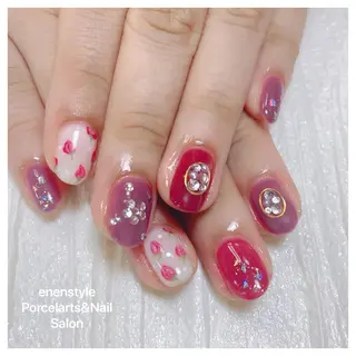 ショート ネイル 👑enen style👑のネイルデザイン