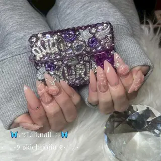 ネイル lili.nail y2k/長さ出しのネイルデザイン