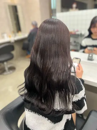 ロング カラー ヘアアレンジ 巻きラク♡レイヤー 🦢こころのヘアスタイル