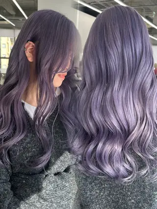 ロング カラー ヘアアレンジ 原宿ハイトーンカラー 🌼みるい🌼のヘアスタイル