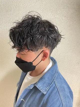 ショート パーマ メンズ 辻堂メンズ特化 YU-YAのヘアスタイル