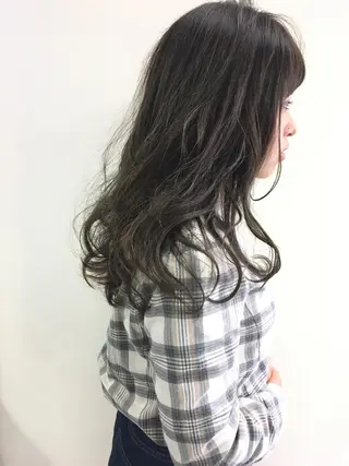 ロング カラー タナカ タクヤのヘアスタイル