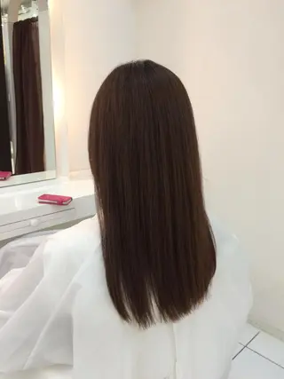 セミロング ロング カラー 内藤 達也のヘアスタイル