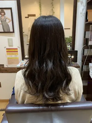 ロング カラー サトウ シューイチのヘアスタイル