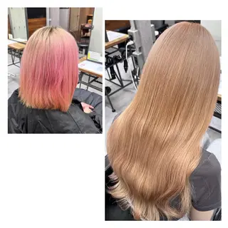 ロング カラー MAKO ❤️🔥NEXTのヘアスタイル