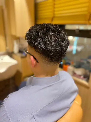 ショート パーマ メンズ 片桐侑哉／メンズ専門 /立石/ショートのヘアスタイル