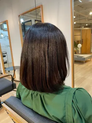 ミディアム 長瀬 友樹のヘアスタイル