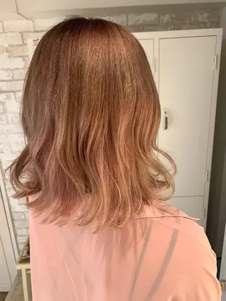 ミディアム ✨ハイトーン✨艶髪 ✨髪質改善✨和田のヘアスタイル