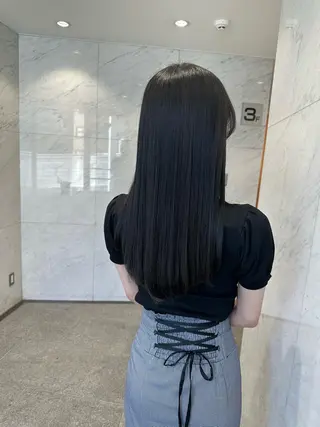 ロング カラー 古田 昂也のヘアスタイル