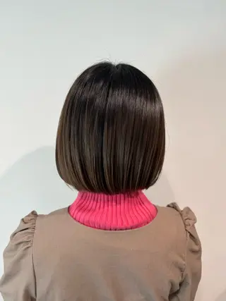 ショート レイヤー/大人ボブ 渡邉【日吉美容室】のヘアスタイル