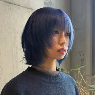 ショート カラー 柔め透明感血色カラー 暖色/レイヤー/ゆいのヘアスタイル
