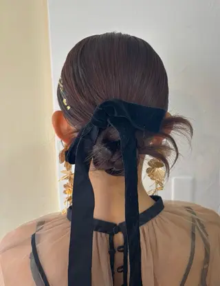 ヘアアレンジ 艶カラー✨️ りなこのヘアスタイル