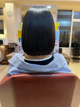 ミディアム 小倉 沙織のヘアスタイル