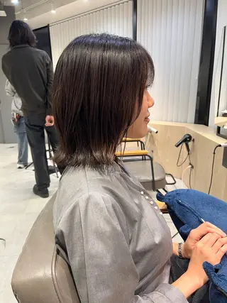 ミディアム SNSモニター募集！ くせ毛特化/大村のヘアスタイル