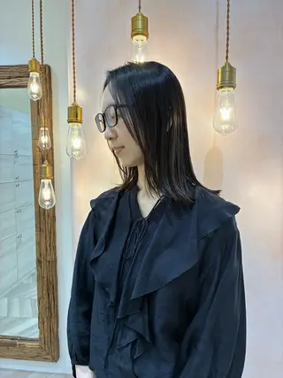 セミロング 甲斐 美月のヘアスタイル