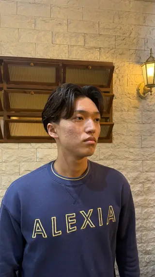 パーマ メンズパーマ✨️/ 縮毛カラー🫧あきはのヘアスタイル