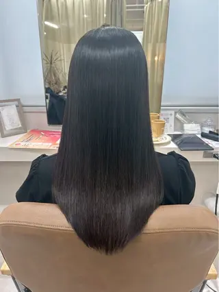 ロング SLASHスラッシュ 小川花鈴のヘアスタイル