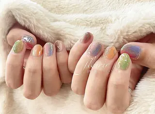 ネイル フルリール 【プライベートサロンのネイルデザイン