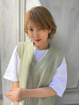 ショート 一ノ瀬 暁のヘアスタイル
