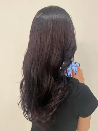 ロング 小川 翔友空のヘアスタイル