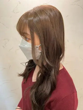 ロング カラー e.ll grande タナベのヘアスタイル