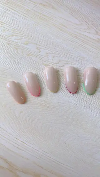 カラー ネイル Moonstone Salonのネイルデザイン