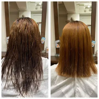 ミディアム テライ ケイショウのヘアスタイル