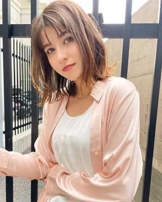 セミロング topstylist 満足度⭐️堀川星哉のヘアスタイル