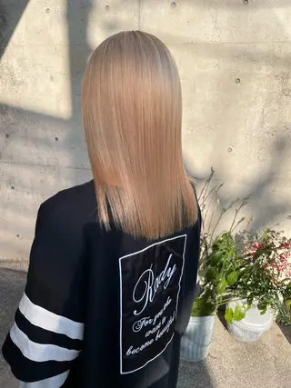 セミロング カラー 日高 香織のヘアスタイル